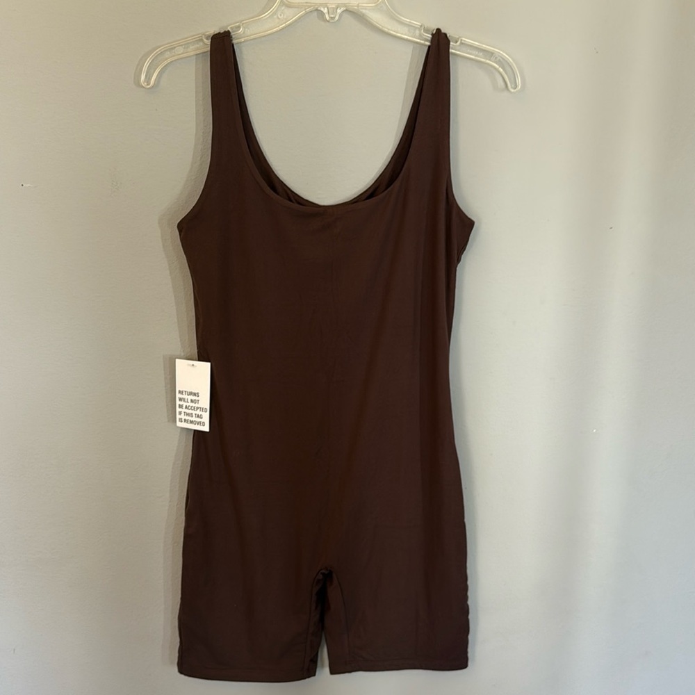 Bumpsuit Brown Maternity Romper Size M